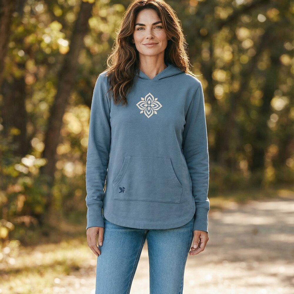 Life is Good W's Crafty Aztec Flower Crusher Flex Hoodie Tunic